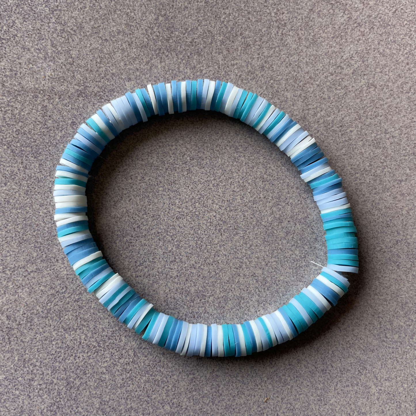 Clay Bead Pastel Bracelets - Stretchy