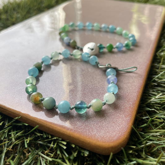 Glassy Sea Bracelet - Resizable